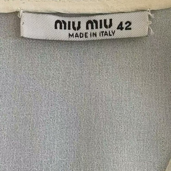 🚩steal Authentic Miu Miu Black and Cream Kids Formal Dress - Picture 6 of 6